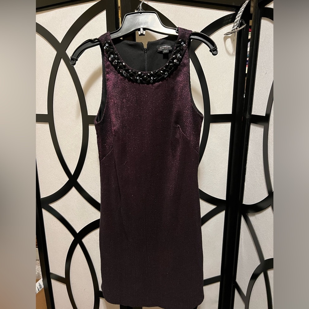 Le Château purple dress